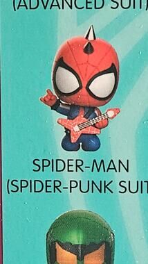 Cosbi Bobble Heads Marvel Spider-Man Spiderman Punk Collectible Figure NIP Card